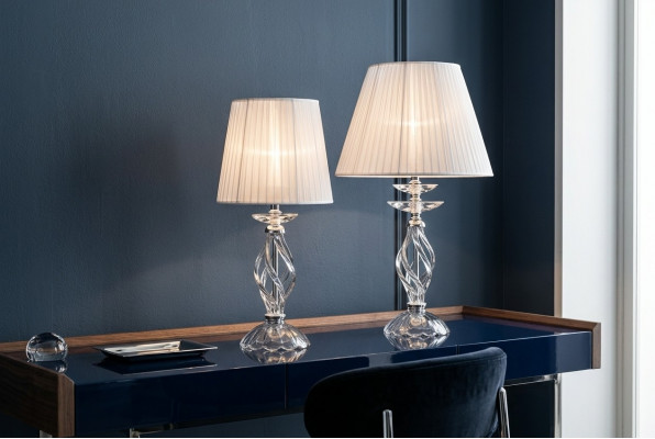 Dëschtlampe am antike Stil Dëscht Luucht Kristall Luucht Luuchten Luuchten Kronluucht