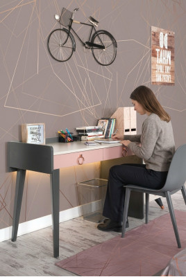 Sekretariatsdësch Design Luxus-Schreifmiwwel Holzdëscher