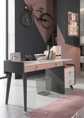 Sekretariatsdësch Design Luxus-Schreifmiwwel Holzdëscher