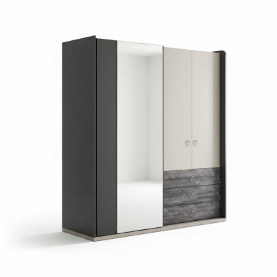 Kleederschaaf Design Luxus Schaf Modern Stil Schief Modern Stil Schiefsschléifer Schlofzëmmer Miwwelen