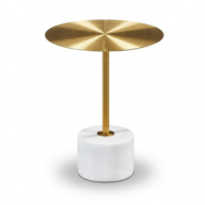 Couchtisch Schlofzëmmer Kommode Dëscher Metall modern Gold Säitentisch