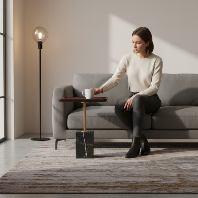 Beistelltisch Design Dësch modern Quadratesch Couchtisch Kaffisdësch Luxus
