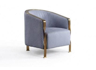 Modern luxuriéise Gri Sëtzmiwwelen Fernsee Sofa Polster Clubstull Metall