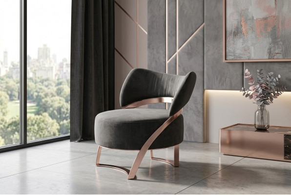 Fauteuil Design Canapé Relax Stoff Lounge Luxus Fernsehkrees Club Polstersëtz