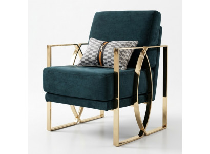 Luxuriéis Still Modern Design Gréng Relax Sessel Sëtz Luxus Waarderaum Nei