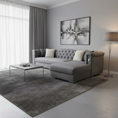 Ecksofa Canapé Sofa Eckgarnitur Design Sofaen Wunnlandschaft Gro Stoff