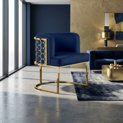 Moderne Stull Iesszëmmer Clubstull Polstersull Blo Fauteuil Nei Lounge