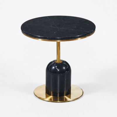 Ronner Wunnzëmmer Niewendësch Schwaarzen Sofadësch Luxus Couchtisch Dësch