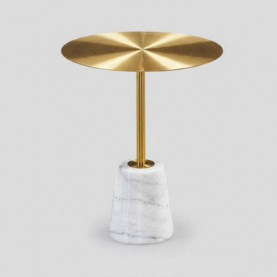 Designer Héichwäertegen Niewendësch Beistelltësch Ronde Luxus Säitentësch