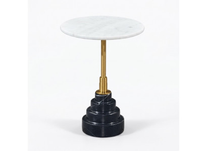 Niewent Dëscher Wunnzëmmer Ronn Héichwäerteg Modern Luxus Couchtisch Marmor