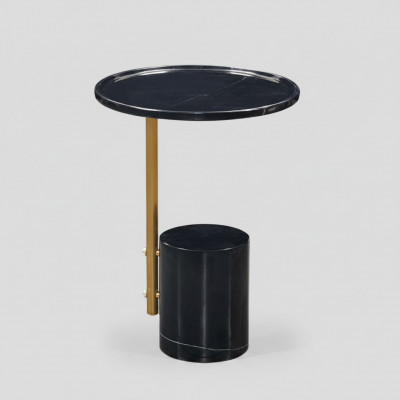 Niewentafel Schwaarz Salontafel Designer Dësch Wunnzëmmerdësch Dëscher nei