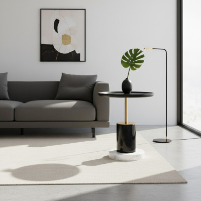 Designer Ronnen Dësch Luxus Säitentëscher Wunnzëmmer Miwwelen.