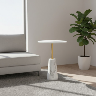 Niewent Dësch Still Wäiss Niewent Dësch Salon Table Moderne Salonsdeeg Neien