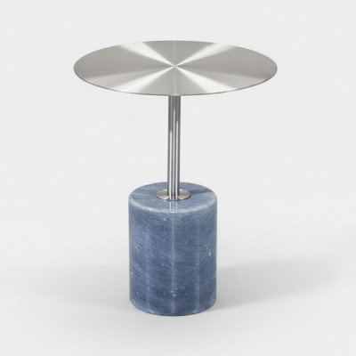 Moderne ronn Metall Couchtisch Wunnzëmmer Holz Miwwelen Designer Dëscher Dësch