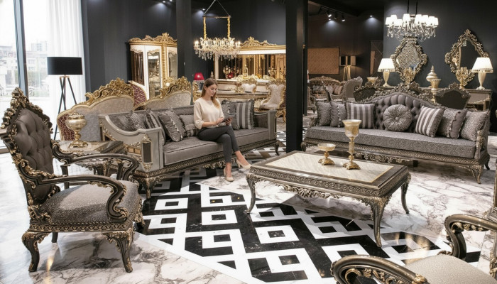 Luxus Chesterfield Klassesch Couchgarnitur 3+3+1 Sëtz Plaz Stilvoll Sofas Sofa