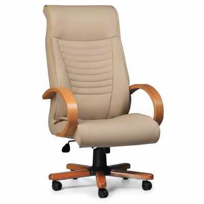 Luxus Gaming Stull Beige Büro-Sëtz Schreifdësch Dréistull Chefsessel Nei