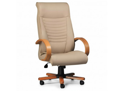 Luxus Gaming Stull Beige Büro-Sëtz Schreifdësch Dréistull Chefsessel Nei