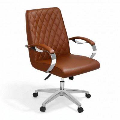 Modern Héichwäerteg Dréistull Miwwel Braun Büro-Stull Gamingstull Büro-Stull