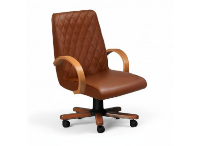 Modernt kënschtleche Lieder Dréistull Miwwelen Braun Bürostill Gaming Still Bürostill