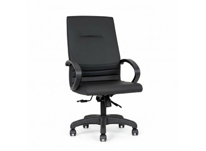Stylos Bureau-Stull Schwaarz Schreifdëschstull Dréistull Büro-Miwwel Büro Sëtzmiwwel