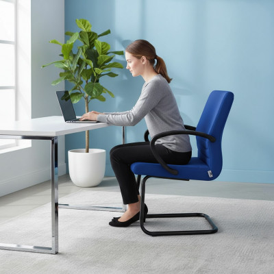 Héichwäertege Büro-Stull Gaming Modern Eenzelen Stull Blo Büro-Stull Dréistull
