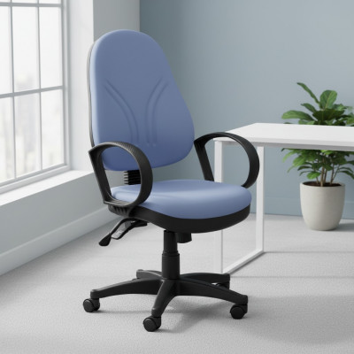 Héichwäertege Büro-Stull Gaming-Stull Blo Büro-Stull Schreifdësch Kreesstull