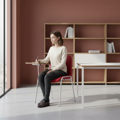 Bürosstull Luxusstull Bürosstull Chef Nei Textil Designer Sëtz Metall Möbel