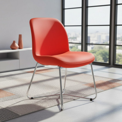 Stillen Luxus Orange Design gepolstert Stillen Büro Miwwelen nei Textilmiwwelen
