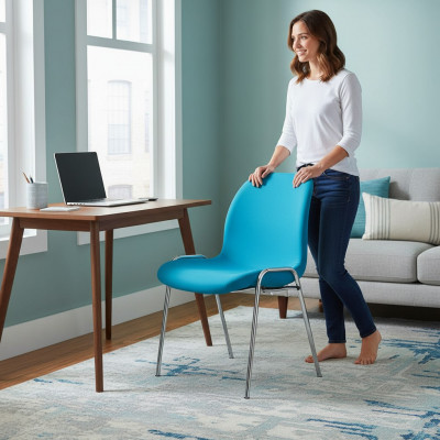 Gepolsterte Stull Design stilvoll Still Iesszëmmer Still Büro Stull Still nei