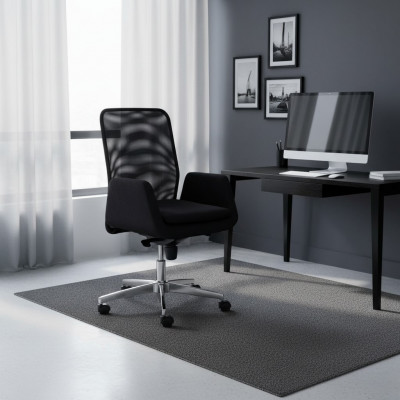 Fotell Textil Këssen Dréibar Computer Still Miwwelen Büro Stull Chefstill