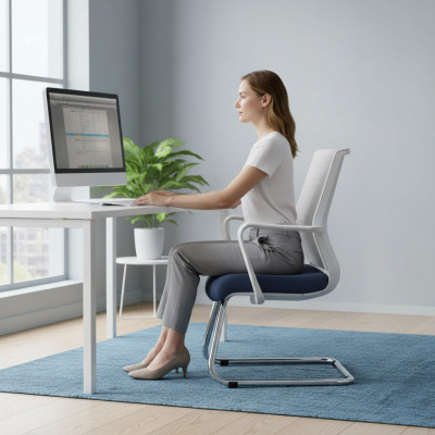Moderne Büro Stull Wäiss Gaming Stull Schreifdësch Dreesstull Chefsessel Neie Stull