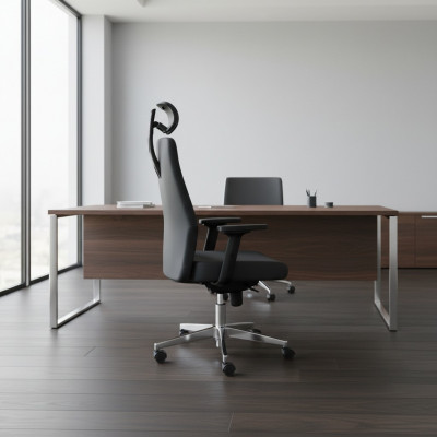 Modern Büro Schwaarze Sesselen Gaming Stull Bürostull Dréistull Chef Sessel