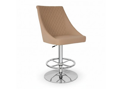 Modern Héichwäerteg Beige Stull Designer Barhocker Konschtlieder Luxus Miwwelen nei