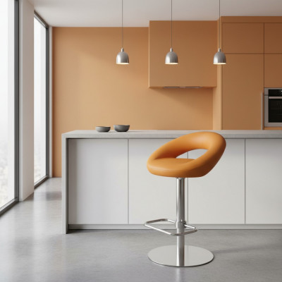 Barhocker Barstull Orange Textildesign Barstillen Bar Hocker Still Nei