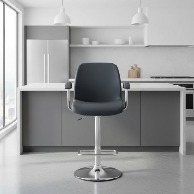 Modern groussegréng Stull Designer Barhocker Metall stilvoll Luxus Mobilier Hocker