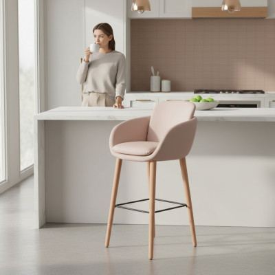 Barstull Barhocker Beige Konschtlieder Design Barstillen Bar Hocker Stillen Hocker