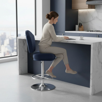 Moderne Barhocker Stull Designer Metall Iesszëmmerstull Hocker Bar Blo Nei