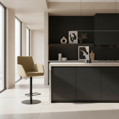 Hocker Bar Gréng Stilvollen Barhocker Stull Designer Metall Iessen-Stull Neien