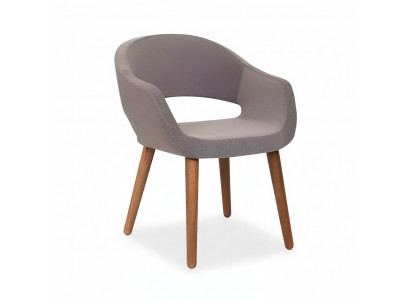 Grau Iesszëmmerstull Wunnzëmmer Stull Armlehn Still Designer Holz