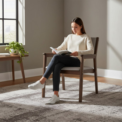 Iesszëmmerstillen Groe Eenzelsëtz Stilvoll Still Luxus Designer Miwwelen