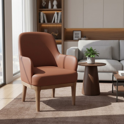 Brongen Designer Fotellë aus dem Wunnzëmmer Eenzelstull Luxusléinestull Still
