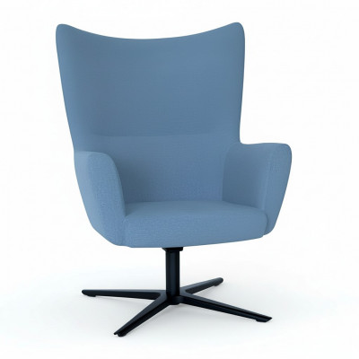 Bloen Fotell Ouerfotell Designer 1-Sëtzer Moderne Cocktailsessel