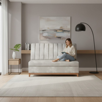 Designer Textil Bank Iesszëmmer Sëtzbank Luxus Wunnzëmmer Kichen Ottomane