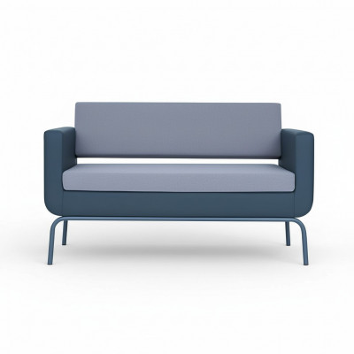 Groue Pouf Sofa Designer 3-Sëtzer Konschtlieder 3-er Couch Modern Nei