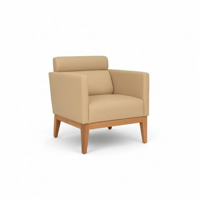 Beigen Designer Relax-Clubfauteuil 1-Sëtz Fauteuil Wunnzëmmer Sëtz