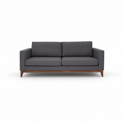 Grouss Zweisëtzer Designer 2-Sëtzer Canapé Wunnzëmmer Textil Polstersofa