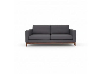Grouss Zweisëtzer Designer 2-Sëtzer Canapé Wunnzëmmer Textil Polstersofa