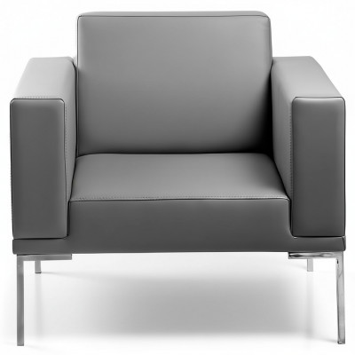 Grouwe Fernseh-Fauteuil Designer Polstersessel Fauteuil Relax Eenzelsëtz.