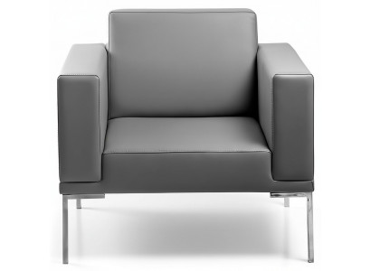 Grouwe Fernseh-Fauteuil Designer Polstersessel Fauteuil Relax Eenzelsëtz.