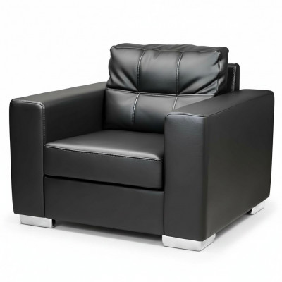Schwaarze Fauteuil Konschtlieder Eensëtzer Wunnzëmmer Relax Neien 1-Sëtzer